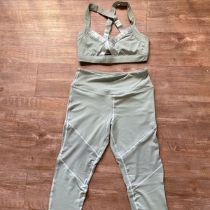 Sports bra with matching leggings